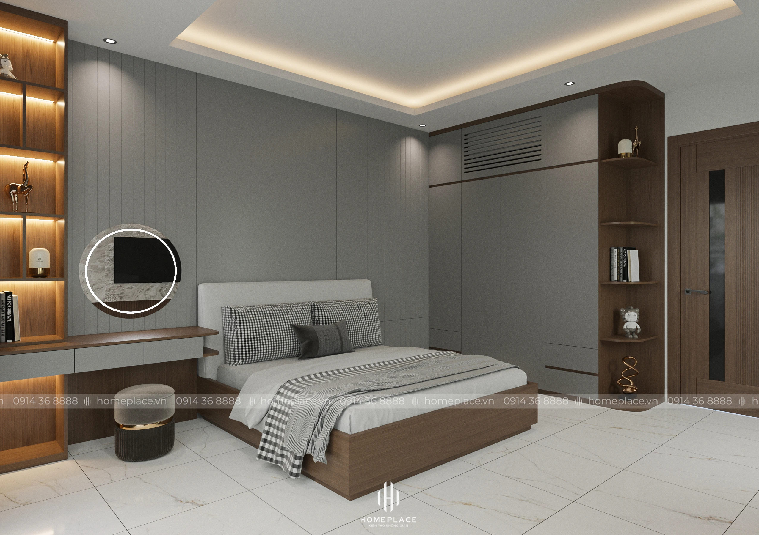 Thiết kế nội thất biệt thự mái Thái