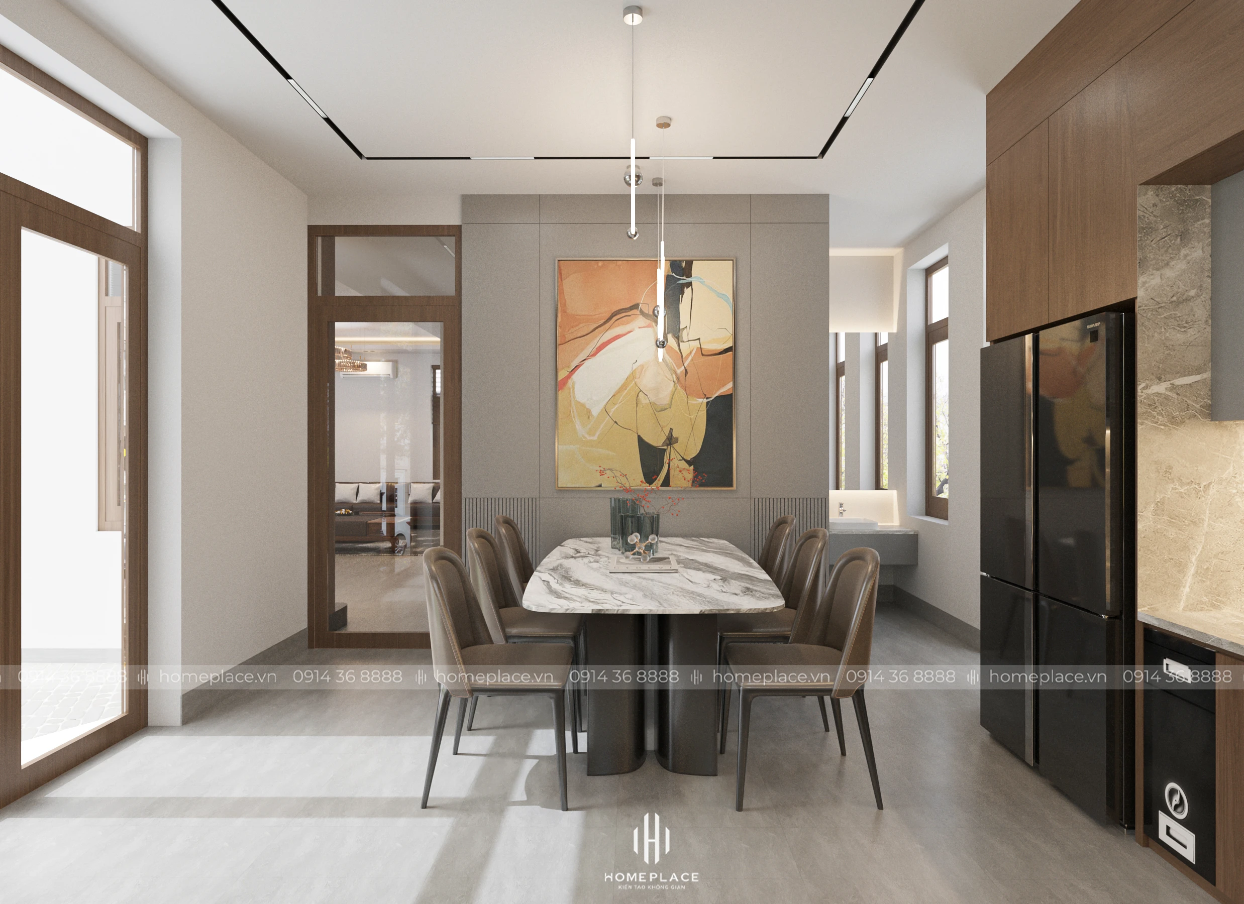 Thiết kế nội thất biệt thự mái Thái