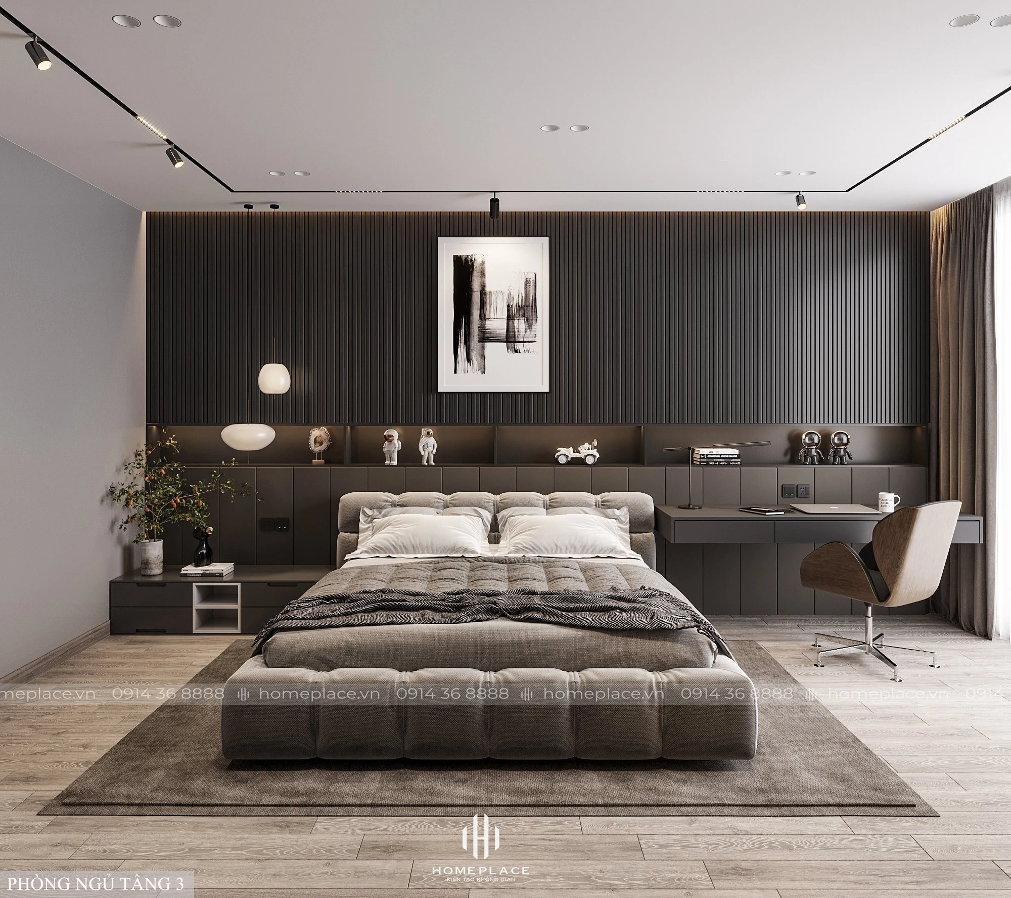 thiết kế nội thất phòng ngủ 